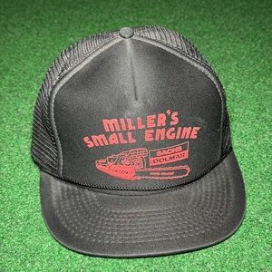 Vintage Sachs Dolmar Chainsaw Millers Small Engine 90s Trucker Snapback Cap Hat